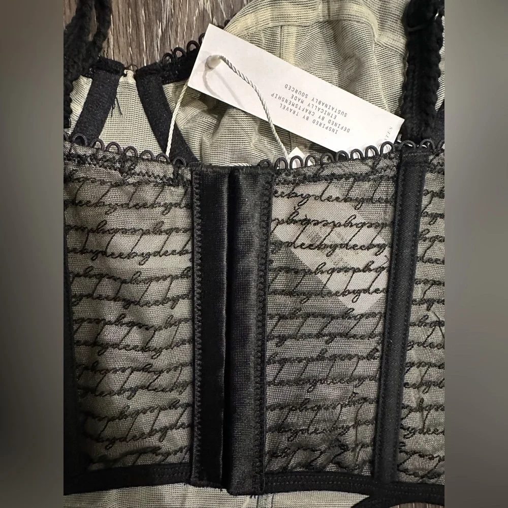 Bydee $119 Naomi Black Lace Corset Medium Convertible Straps Strapless Women’s - Picture 9 of 11